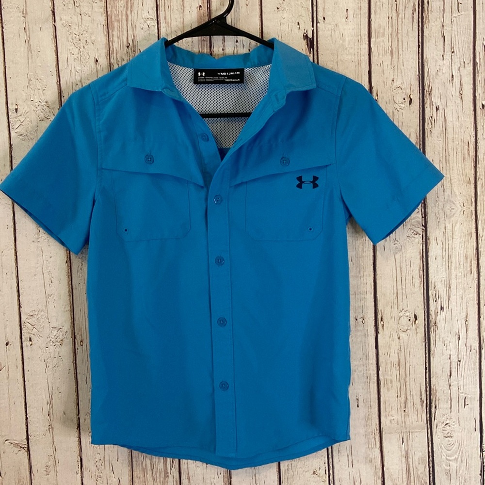Boys Under Armor Performance Button up Shirt